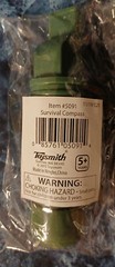 SURVIVAL COMPASS Whistle Storage Compartment Great Stocking Stuffer Free Ship