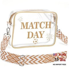 Clear Bag for Stadium Approved – 9.5″ x 7″ x 2.5″ Small Crossbody Purse