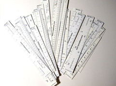 Explorer Set of 26 Map Rulers for Plotting GPS Coordinates