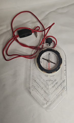 Suunto CPS Pilot Compass Made in Finland w/ Original Neoprene Case & Lanyard Nav