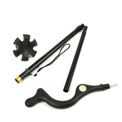 Posture Walking Cane for Men and Women with Adjustable Heights Folding 10 Level