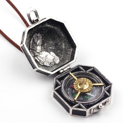 Versatile Compass Pendant Necklace/Keychain for Nature Lovers and Adventurers