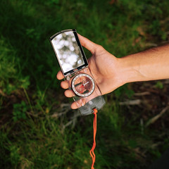 Prosight Sighting Map Compass with Adjustable Declination – Lightweight Orientee