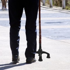 2 Set of 1 Rotatable Quad Cane Tip Durable Walking Stick Base for Elderly