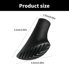 Trekking Poles Cane Tip Protector Walking Pad Buffers Hikes Protector Caps