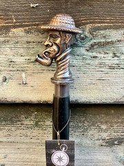 Antique SHERLOCK HOMES Spy Fashionable Hand Made Foldable Wooden Walking Canes