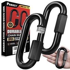 Heavy Duty Chain Quick Links, 2500 LBS Weight Capacity, Durable, 2PCS 4.2”