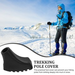6 Pcs Rubber Tips Replacement Hiking Pole Tips Trekking Pole Cane Foot Cover