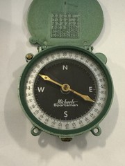 Vintage UNCLE MIKE’S PRECISION COMPASS W Original Box Counter Display Tag Insert