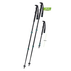 KOMPERDELL Carbon C3 Pro Compact – Hiking Sticks Walking Tower Sticks