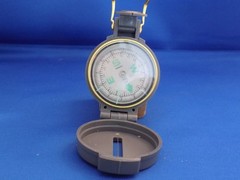 Coleman Engineer Lensatic Compass Military Style Camping Hiking Navigation Vtg