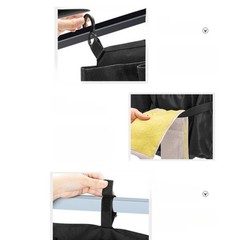 Outdoor Side Storage Bag for Picnic Cart Wagon Stroller 600D Oxford Fabric