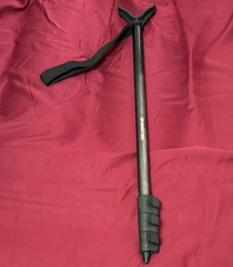 Mossy Oak Hiking Staff Walking Stick Black Adjustable Wrist Strap Unisex 1-Pack