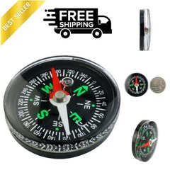 1-1/4″ Pocket Compass with Red/Black Arrow – Essential Outdoor Explorer Guide