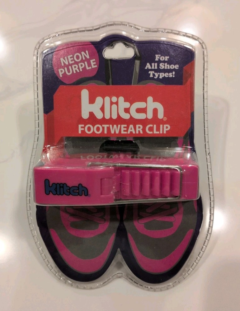 Klitch Footwear Clip Shoe Bag Travel Hanger Sneaker Cleat Carrier Holder Purple