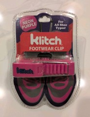 Klitch Footwear Clip Shoe Bag Travel Hanger Sneaker Cleat Carrier Holder Purple