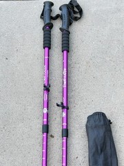 Set of The-Fitlife Antishock duralumin Trekking Poles 90-130CM W/Bag .. 10O