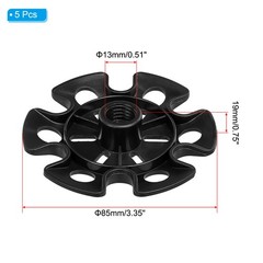 Trekking Pole Replacement Accessories, 5Pcs Walking Hiking Stick Snow Baskets