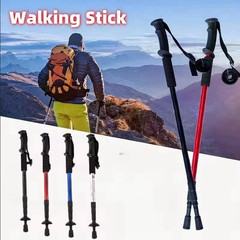 Trekking Poles Shock Absorption Foldable Ultralight Hiking Pole Suitable for Out