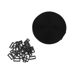 Nylon Adjustable Cable Straps with Buckles for Organizing Audio and TV Cables