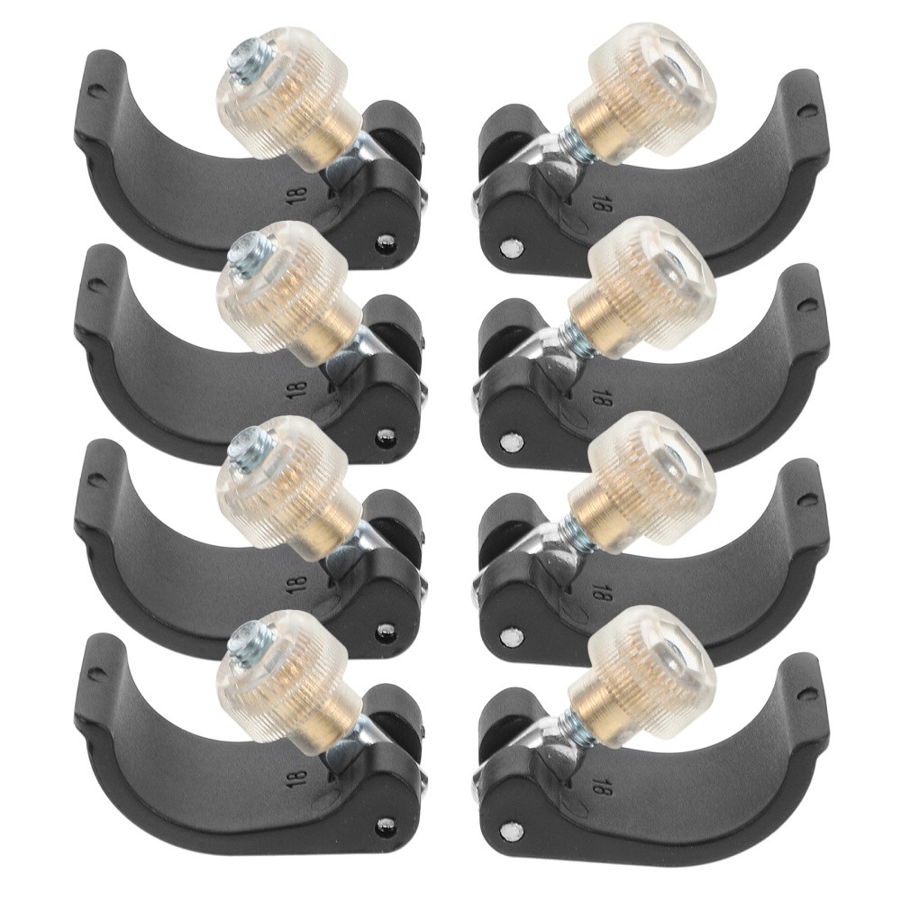 8Pcs Walking Stick Lock Replacement Nylon Clip with Stable External Lock Handle