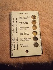 Grain Size Card – Roundness & Sorting (3.75″x2.75″)
