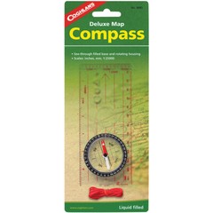 Coghlan’s Deluxe Map Compass, Magnifier, Liquid Dampened Needle, Survival Tool
