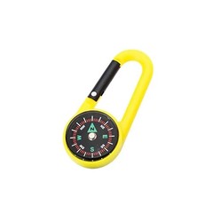 Mini Carabiner Compass Keychain for Camping Hiking Backpack Survival Tool