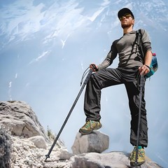 Lightweight Collapsible Hiking Pole with Storage Bag for Camping & Backpacking