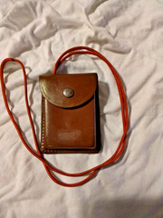 Vintage survey citing compass Suunto KB14-360 compass With leather Case tether