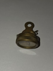 Antique Vintage Brass Marbles Gladestine Muchigan Pin Compass
