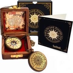 Trust in The Lord with All Your Heart Proverbs 3 56 Quote Engraved Compass wi…