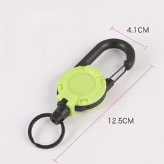 Stainless Steel Retractable Keychain Hook for For fishing Outdoor Activities