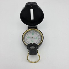 Vintage Engineer Lensatic Compass Military Hiking Camping Liquid Filled Taiwan