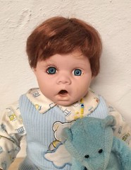 Artist Doll Vinyl Doll Doll NJSF Limited 40cm Sitting Collector HTF Vintage