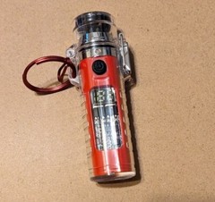 Compass Flashlight Tesla Lighter Multitool 3in1 RED
