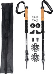 Adjustable Trekking Poles – 7075 Aluminum Hiking Poles with Cork Grip, Quick Loc