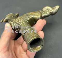 Brass Holy Phoenix Walking Stick Cane Handle Top Topper Hand Grip Holder Decor