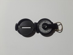 Vintage Engineer Directional Compass Lensatic Black 3″, display 1,75″