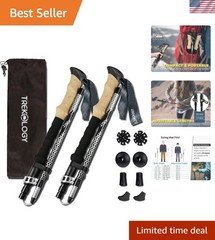 Lightweight Trek-Z Collapsible Trekking Poles – Ergonomic & Adjustable 100-120cm