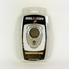 Brunton Nomad V2 Pro Digital Compass Time Temperature Alarms Survival Hike Hunt