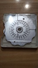 Vintage Soviet ruler – calorie meter. Original. USSR. 1978. Rarity