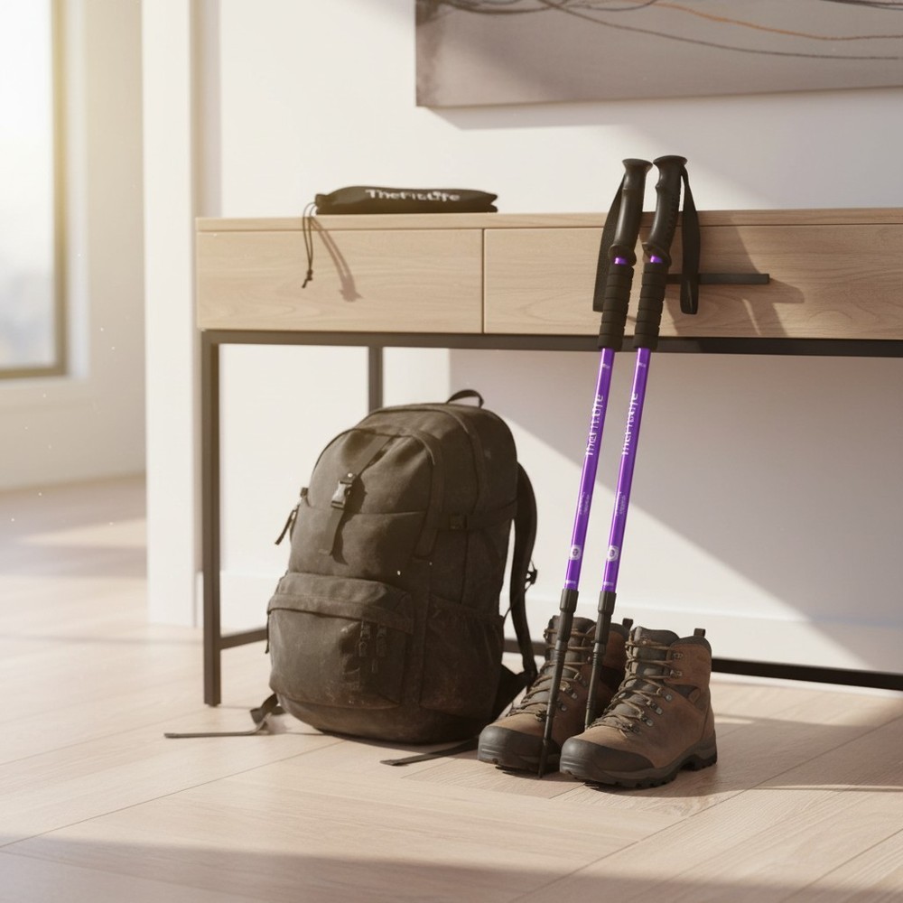 Collapsible Trekking Poles with Quick Lock System – Perfect for Hiking & Camping