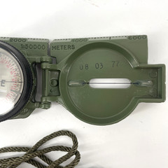 Cammenga Model 27 US Military Phosphorescent Lensatic Compass Tested W Pouch