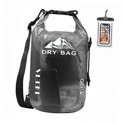 Dry Bag Waterproof for Women Men, 5L/10L/20L//40L Roll Top 30L Black