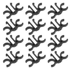 12Pcs Trekking Pole Buckle Replacement Clips for Hiking Pole Storage