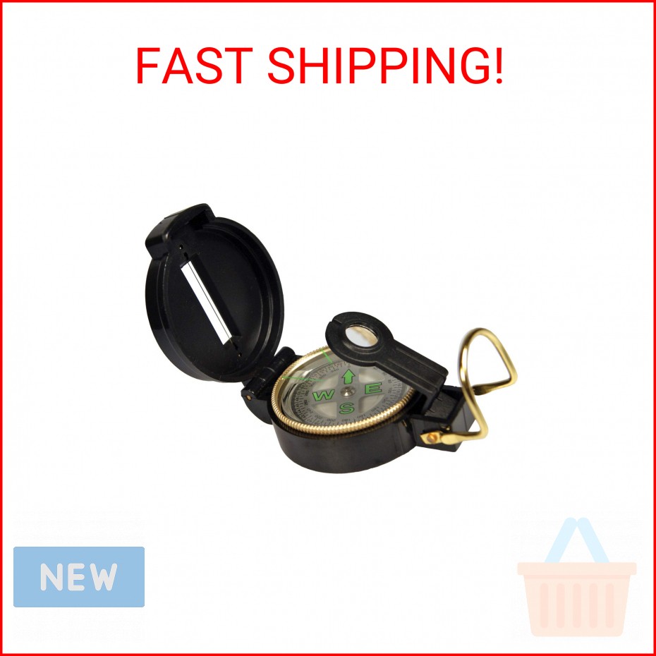 ust Ultimate Survival Technologies Lensatic Compass, Multicolor (20-310-DC45)