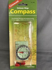 Coghlan’s Map Compass Deluxe Map Lanyard Liquid Filled New