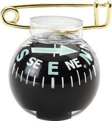 Coghlan’s Ball-Type Pin-On Compass Liquid Filled Luminous Arrow Survival Camp