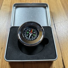 Boxed Decorative Metal Pocket Compass 2 inch in Metal Presentation Box